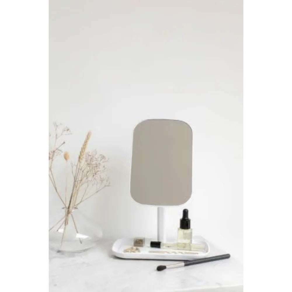 Brabantia ｜ReNew Mirror with Storage Tray 防水可調較式座鏡連置物底座｜兩款顏色