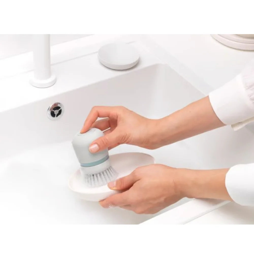 Brabantia ｜Soap Dispensing Dish Brush 壓液式洗碗刷連底座｜兩款顏色