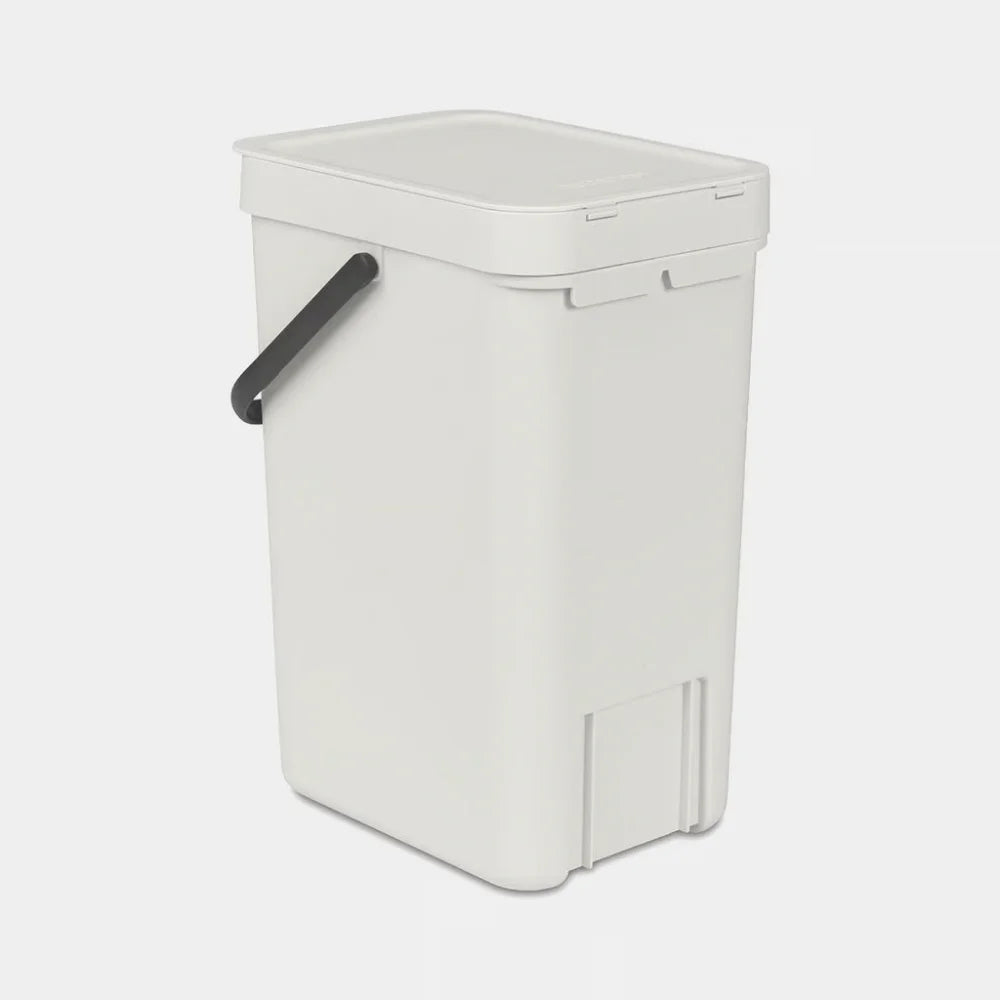 Brabantia｜Sort & Go Waste Bin 掛牆式手提回收垃圾桶 12L｜塑膠內桶｜4款顏色