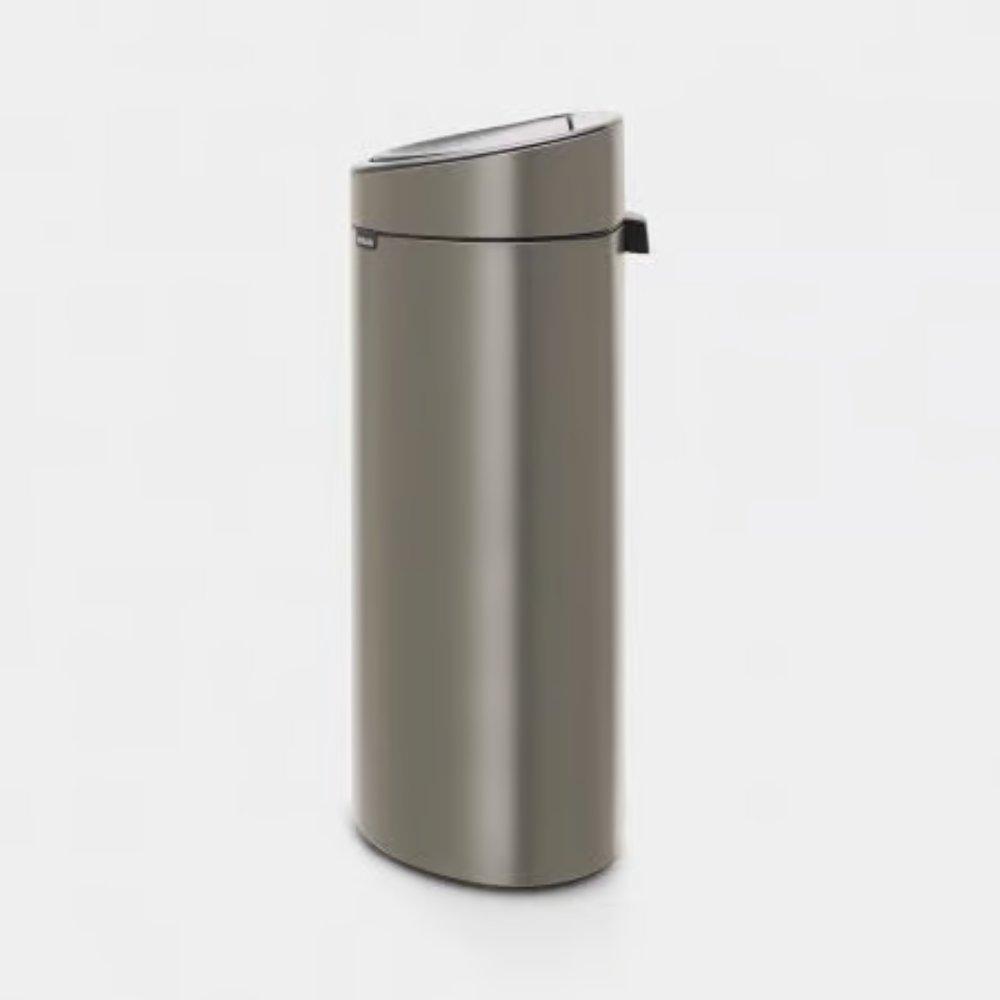 Brabantia｜Touch Bin New 平背彈蓋垃圾桶 40L｜塑膠內桶｜3款顏色