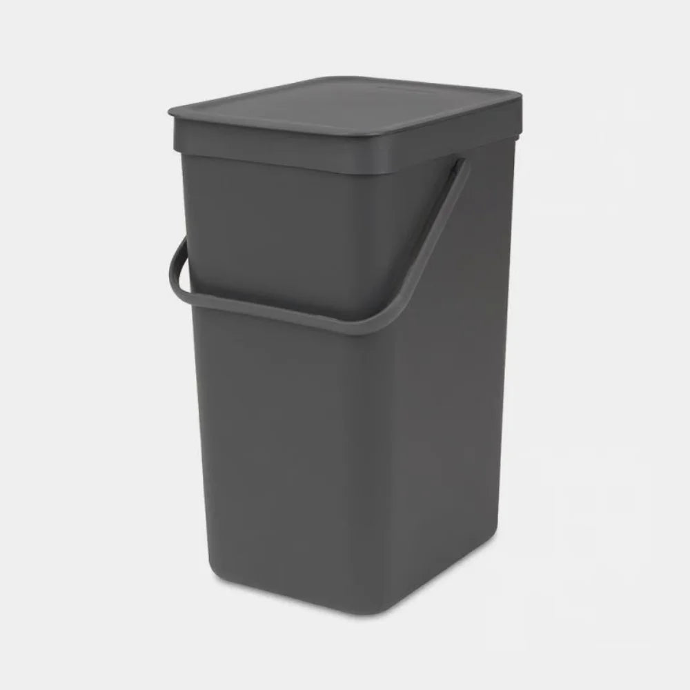 Brabantia｜Sort & Go Waste Bin 掛牆式手提回收垃圾桶 16L｜塑膠內桶｜4款顏色