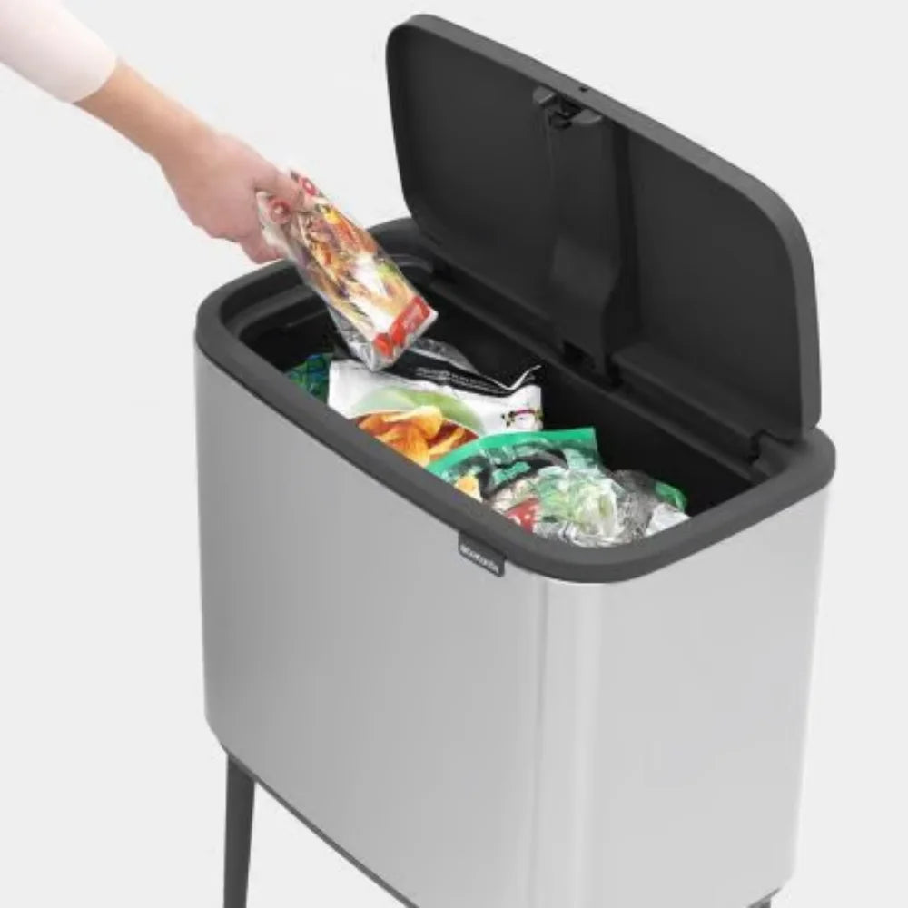 Brabantia｜Bo Touch Bin 彈蓋垃圾桶 36L｜塑膠內桶｜3款顏色