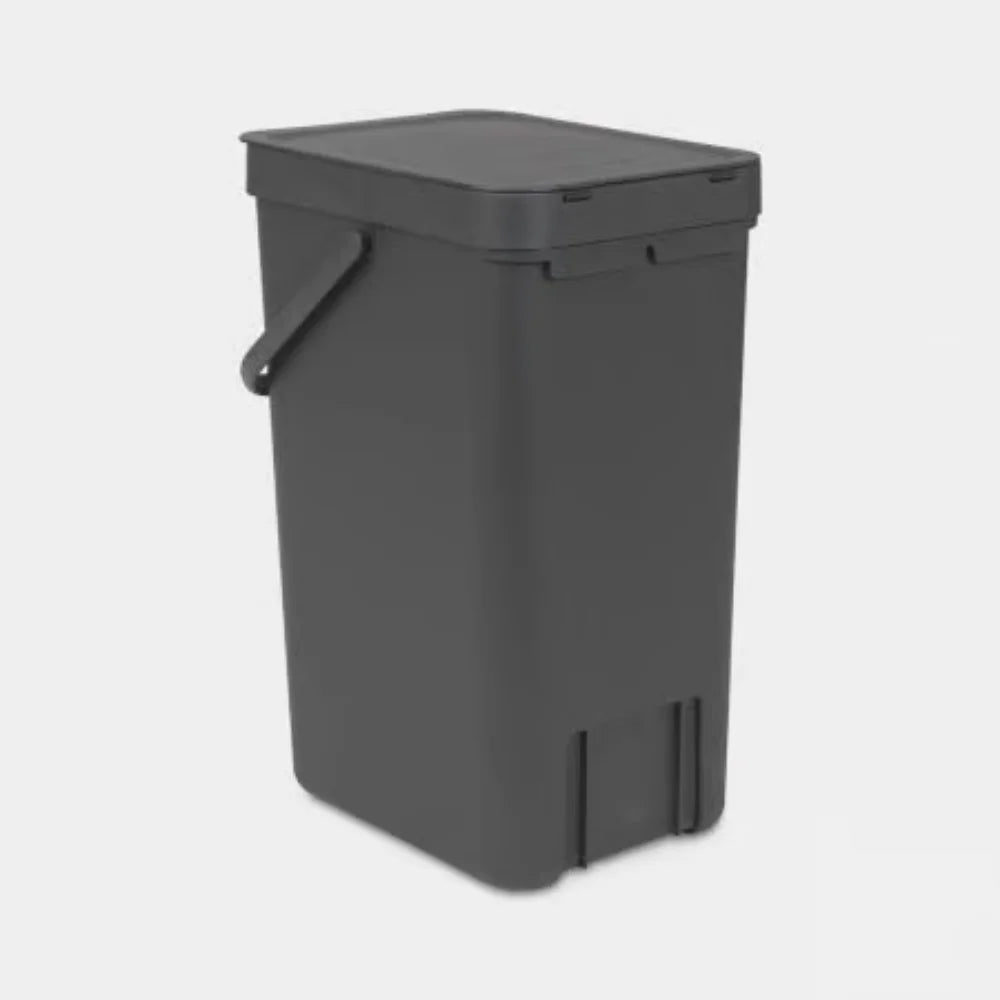 Brabantia｜Sort & Go Waste Bin 掛牆式手提回收垃圾桶 16L｜塑膠內桶｜4款顏色