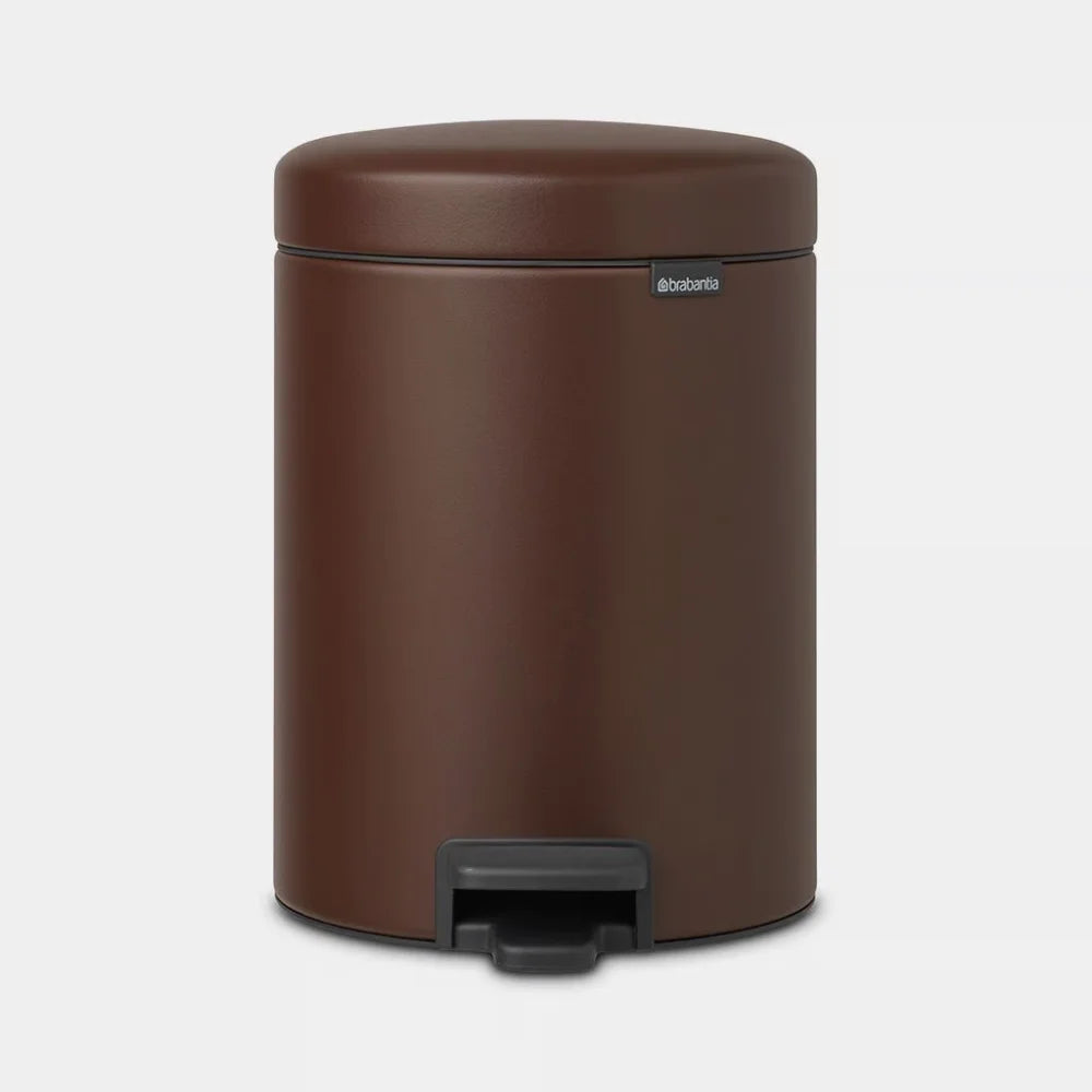 Brabantia｜NewIcon Pedal Bin Round Pedal Bin 5L｜Plastic inner bin｜4 colors