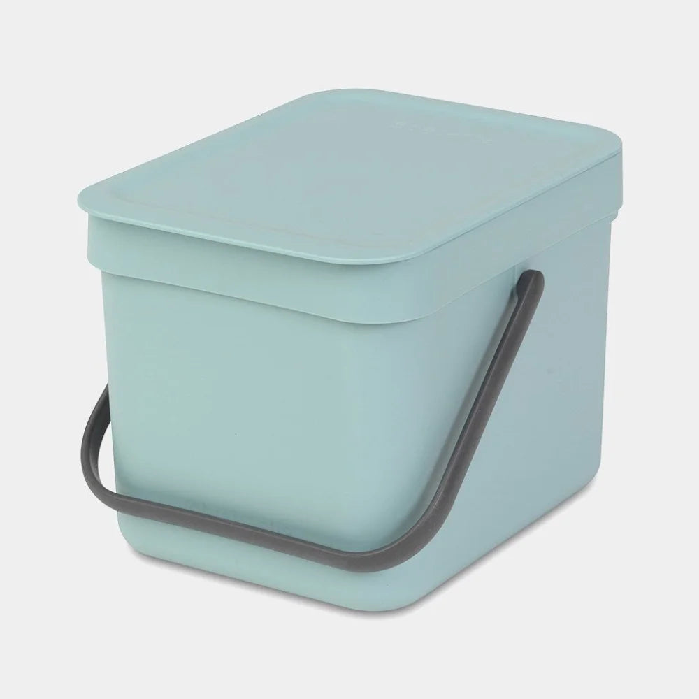 Brabantia｜Sort & Go Waste Bin 掛牆式手提回收垃圾桶 6L｜塑膠內桶｜3款顏色