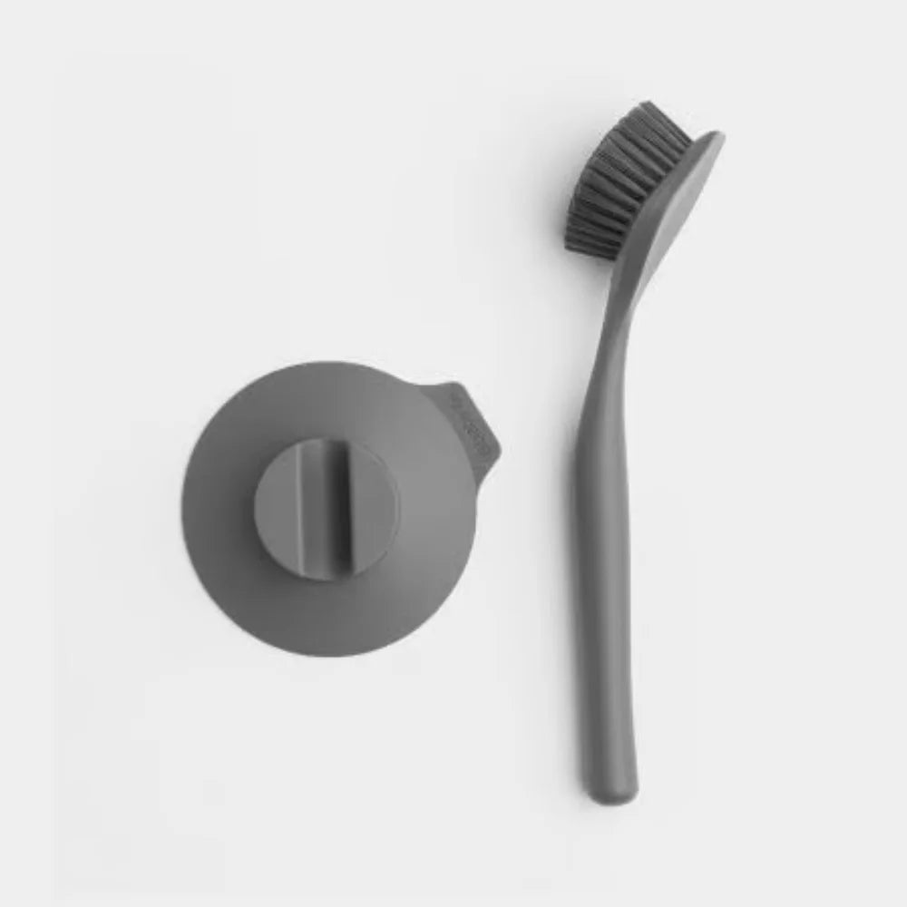 Brabantia ｜Dish Brush 長柄洗碗刷連吸盆座｜兩款顏色