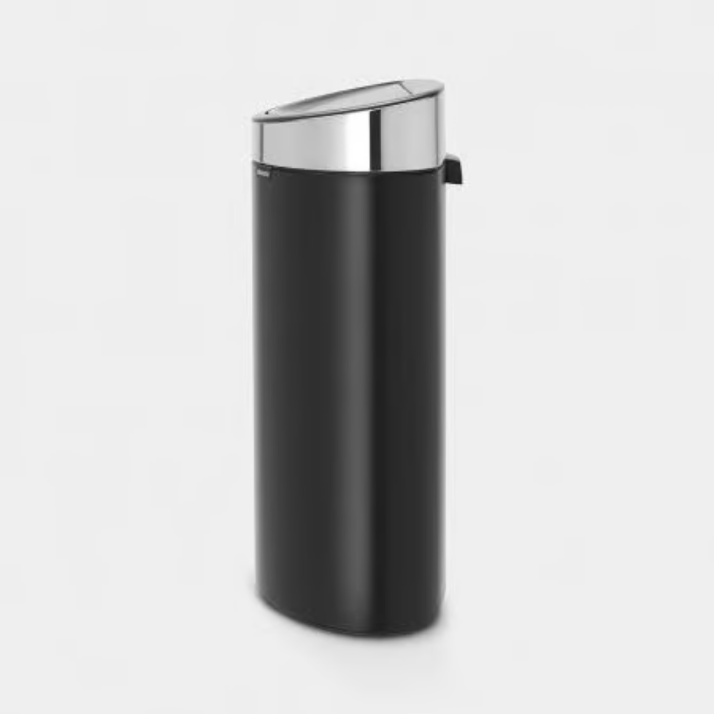 Brabantia｜Touch Bin New 平背彈蓋垃圾桶 40L｜塑膠內桶｜3款顏色