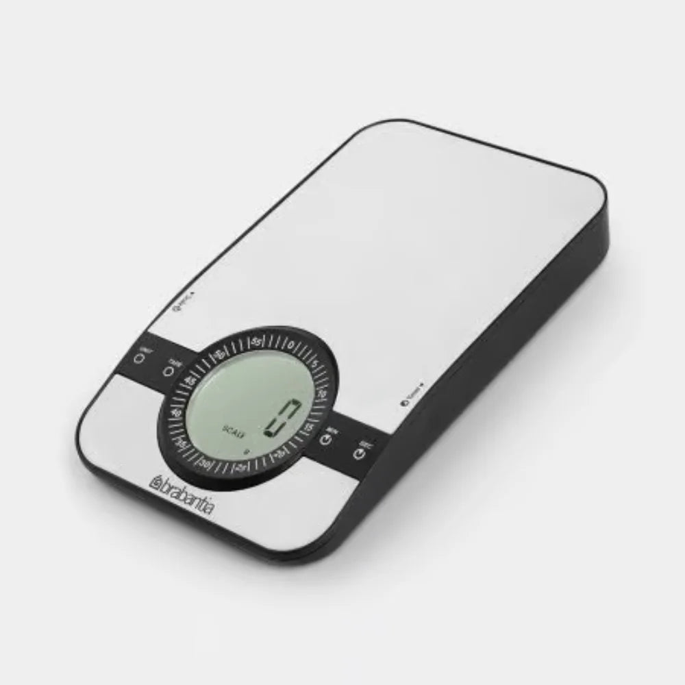 Brabantia｜PROFILE Kitchen Scale 長方形電子食物磅｜磨砂鋼