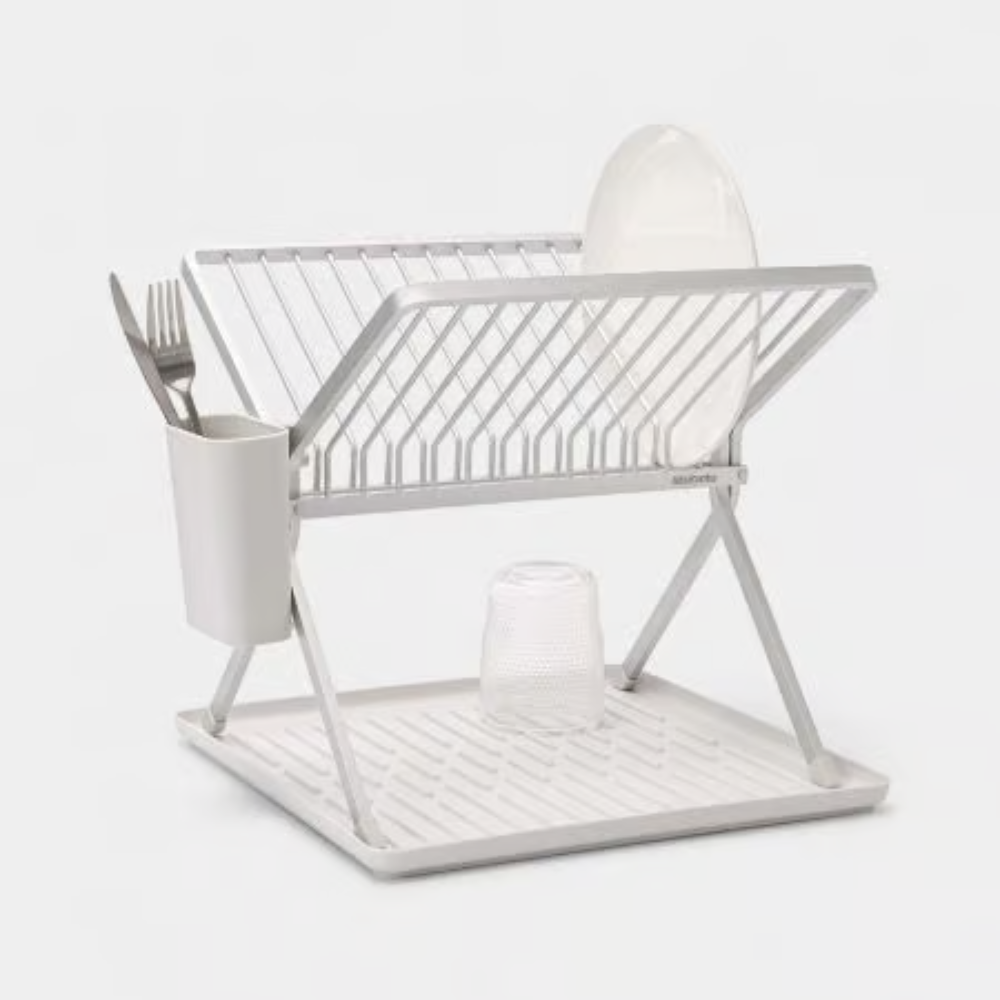 Brabantia｜Foldable Dish Drying Rack 廚用X型碗碟瀝水架｜31.5 x 33 x 37cm｜兩種顏色