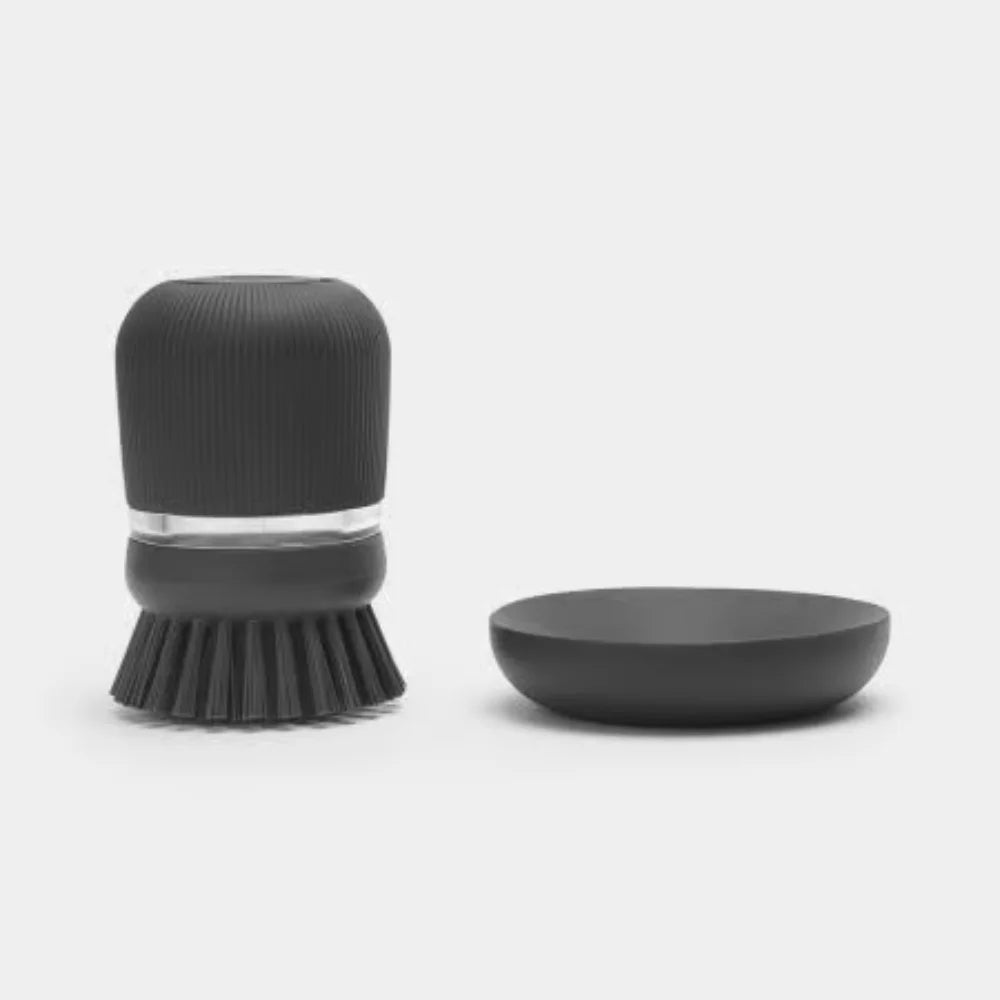 Brabantia ｜Soap Dispensing Dish Brush 壓液式洗碗刷連底座｜兩款顏色