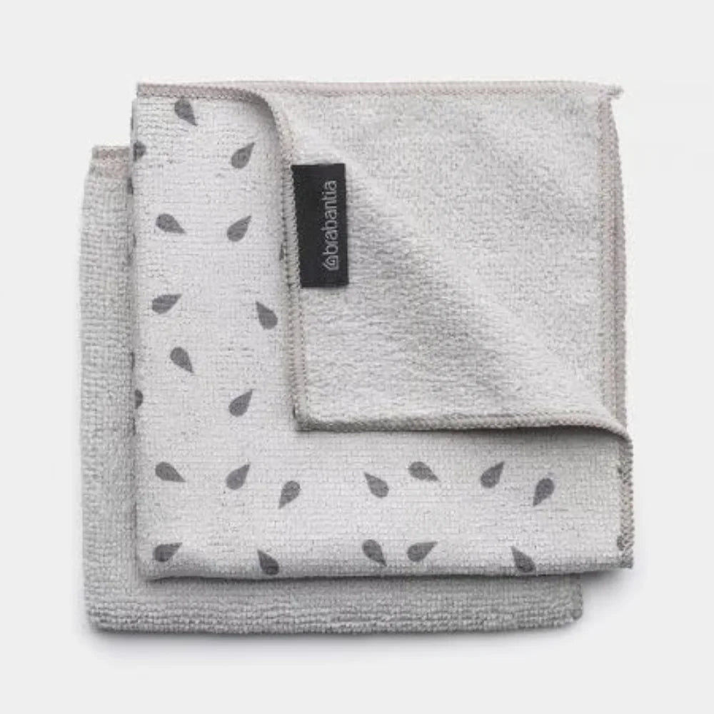 Brabantia ｜Microfribe Dish Cloth Set of 2 纖維抹碗布兩片裝｜0.5 x 30 x 30cm｜兩種顏色