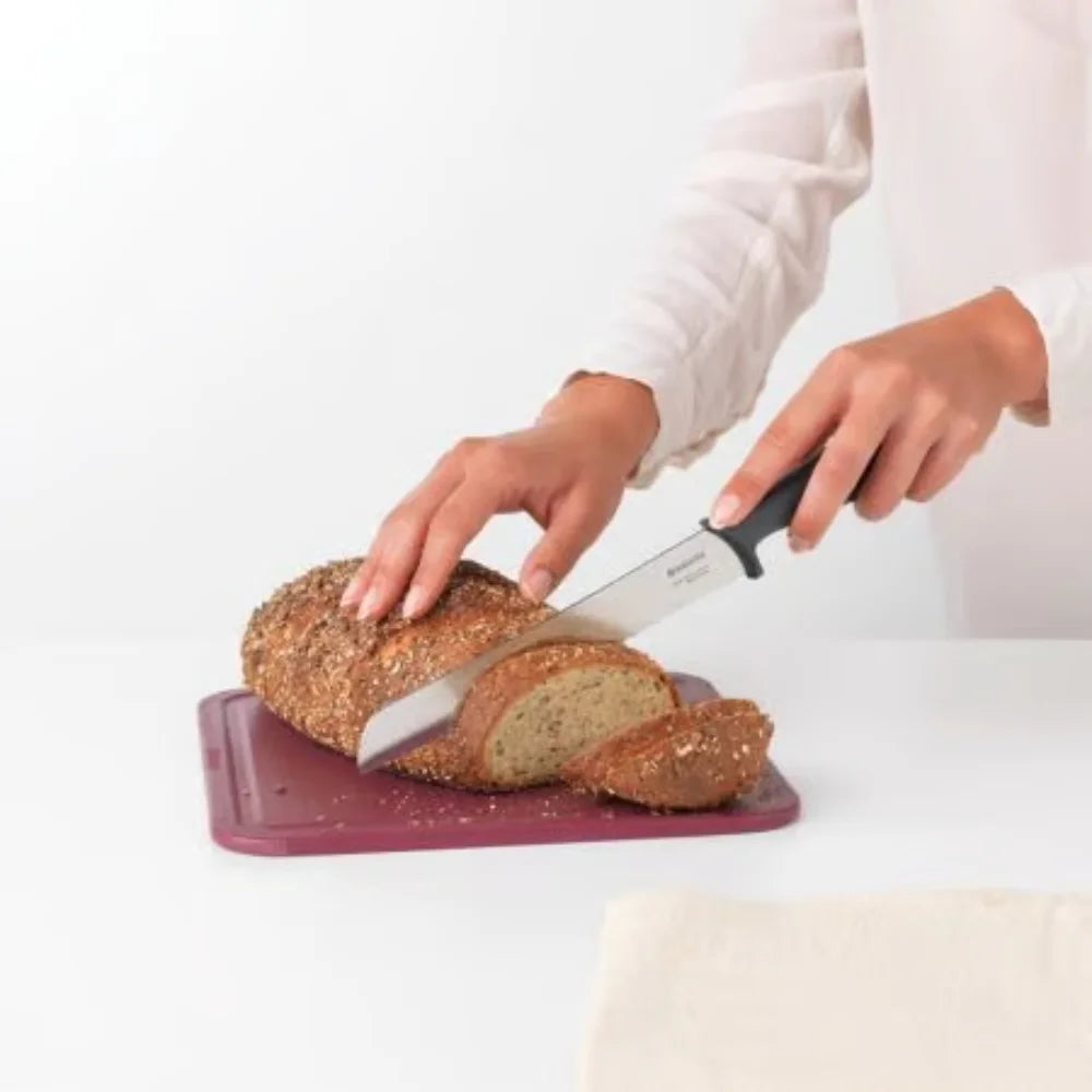 Brabantia ｜Tasty+ Bread Knife 灰柄不鏽鋼麵包刀｜33cm