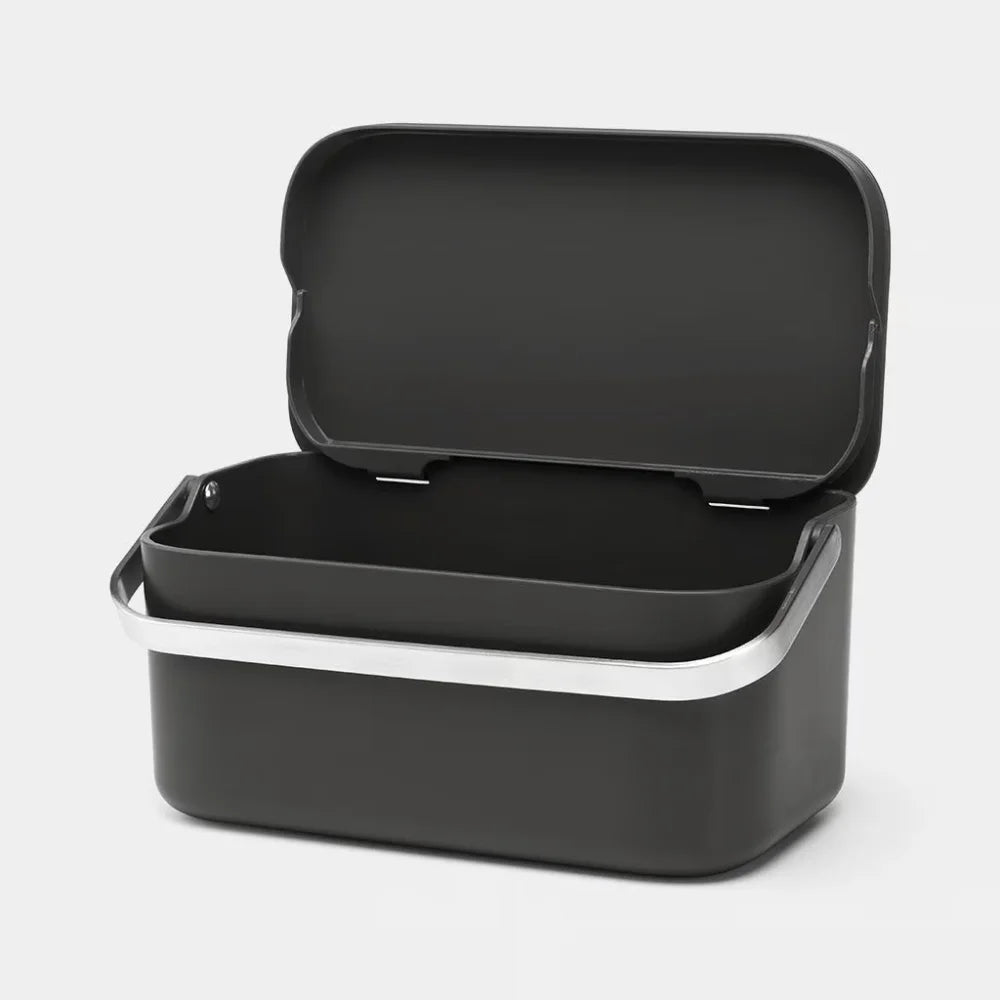 Brabantia ｜Food Waste Caddy 廚餘手提盒｜1.8L｜10.7 x 12.7 x 22.1cm｜深灰