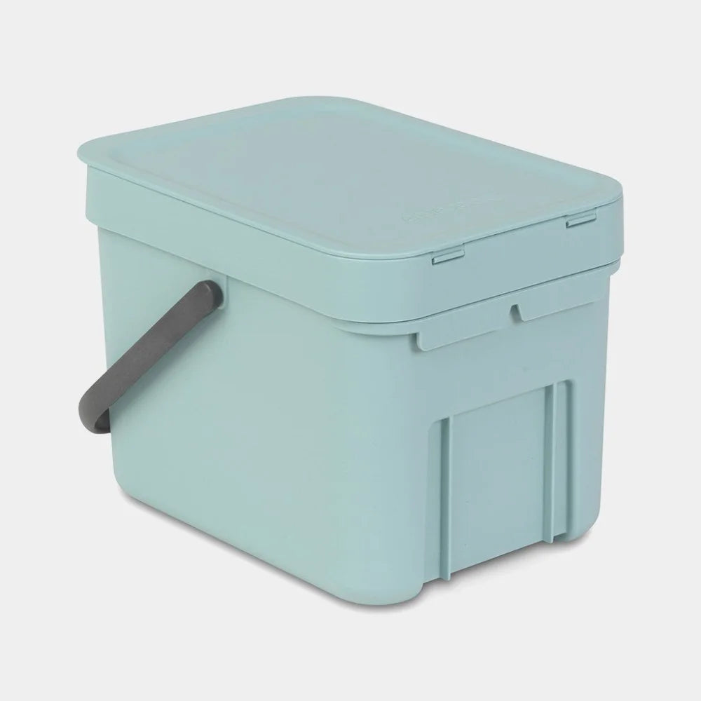 Brabantia｜Sort & Go Waste Bin 掛牆式手提回收垃圾桶 6L｜塑膠內桶｜3款顏色