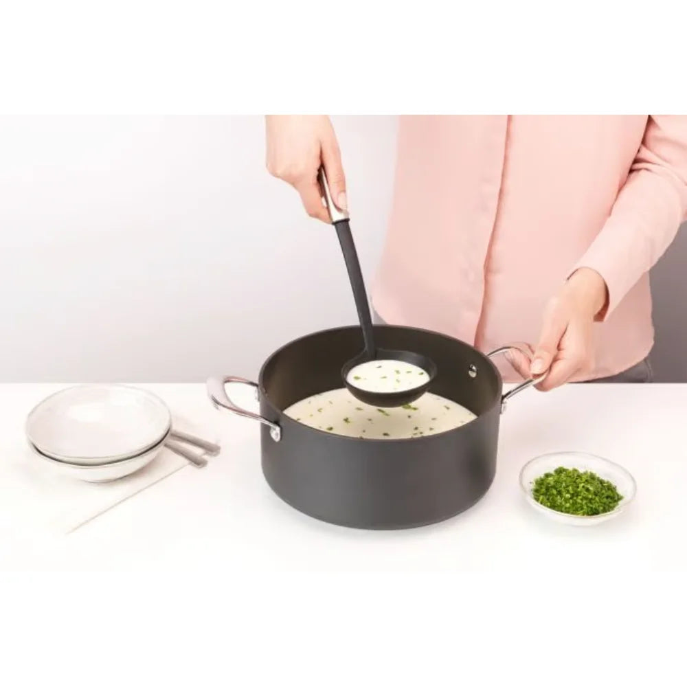 Brabantia ｜PROFILE Non-stick Soup Ladle 不銹鋼柄易潔湯殼 32.5cm