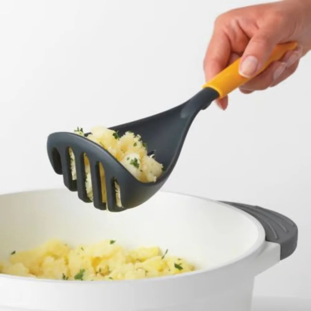 Brabantia ｜TASTY+ Potato Masher + Spoon 黃柄薯仔攪拌器 + 撈厘｜26.3cm