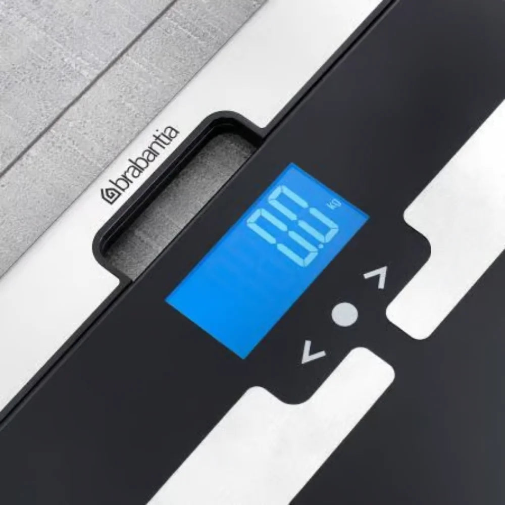 Brabantia丨Bathroom Scale 免電池電子浴室磅 4.3x30x30cm丨黑色