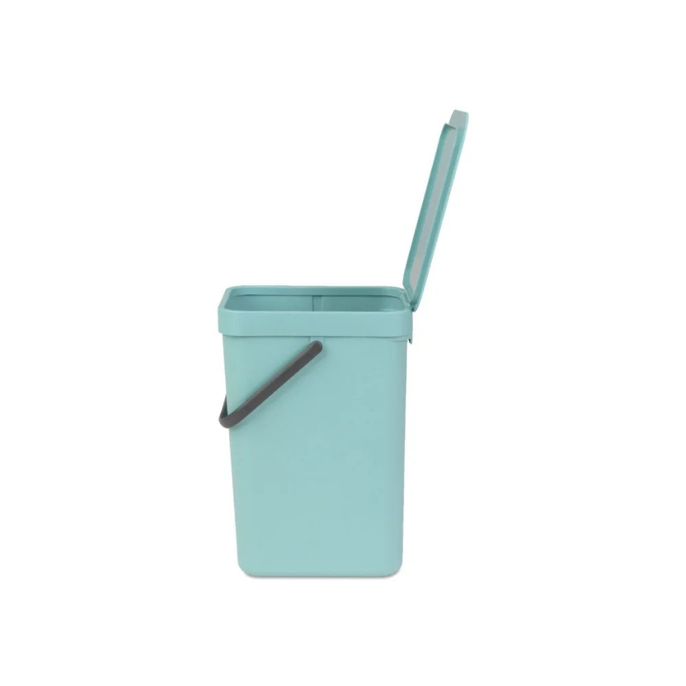 Brabantia｜Sort & Go Waste Bin 掛牆式手提回收垃圾桶 12L｜塑膠內桶｜4款顏色