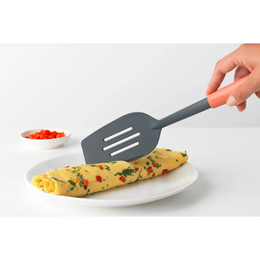 Brabantia丨Tasty+ Spatula + Cutting Edge 粉柄易潔西式鑊剷 + 切刀｜34.8cm