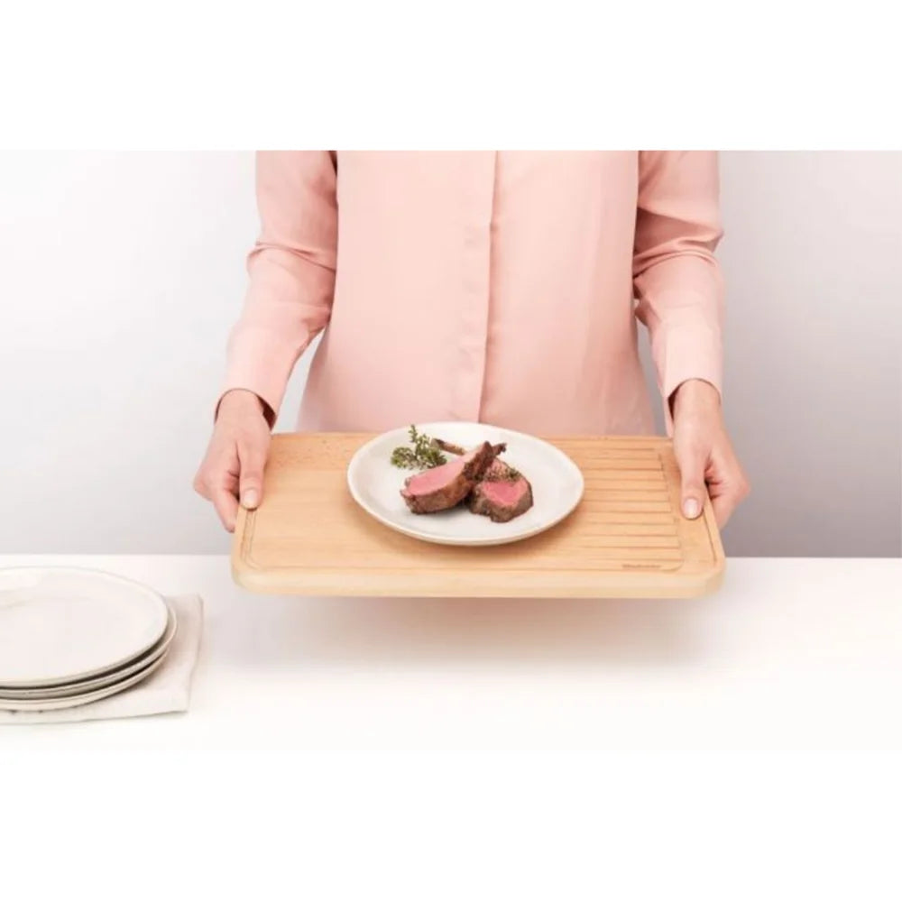 Brabantia ｜PROFILE Chopping Board for Meat 大號木製肉類砧板 ｜1.9 x 25 x 40cm