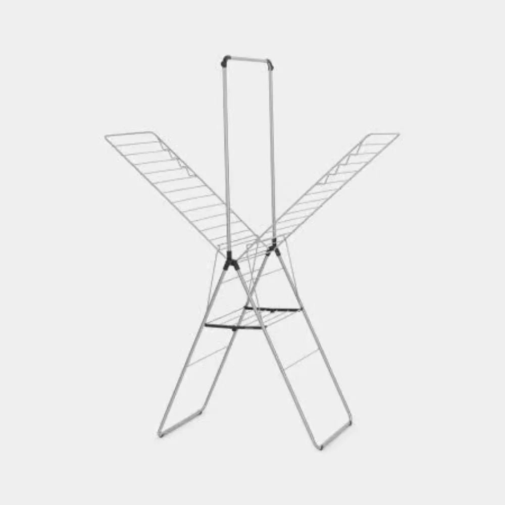 Brabantia丨拉脫維亞製 Hangon Drying Rack with Rod 晾衫架連掛架 丨灰色丨晾衫長度25米