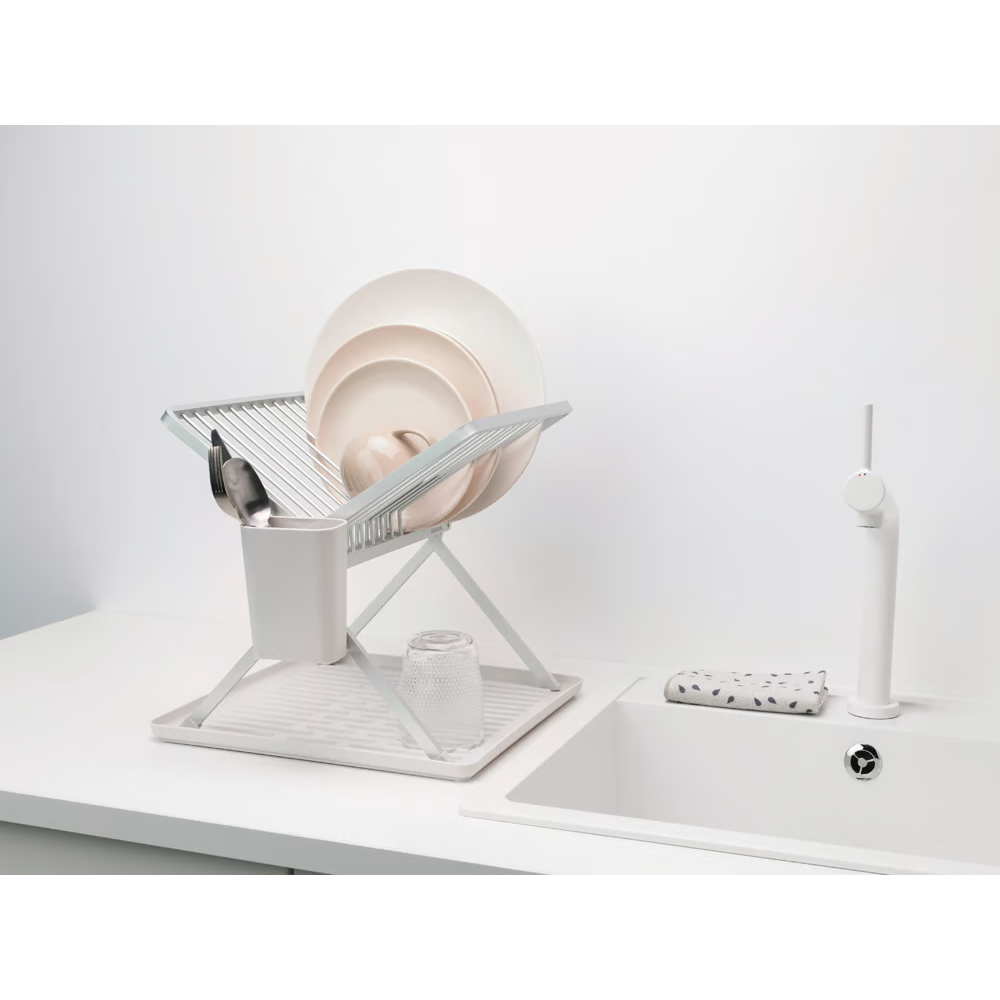 Brabantia｜Foldable Dish Drying Rack 廚用X型碗碟瀝水架｜31.5 x 33 x 37cm｜兩種顏色