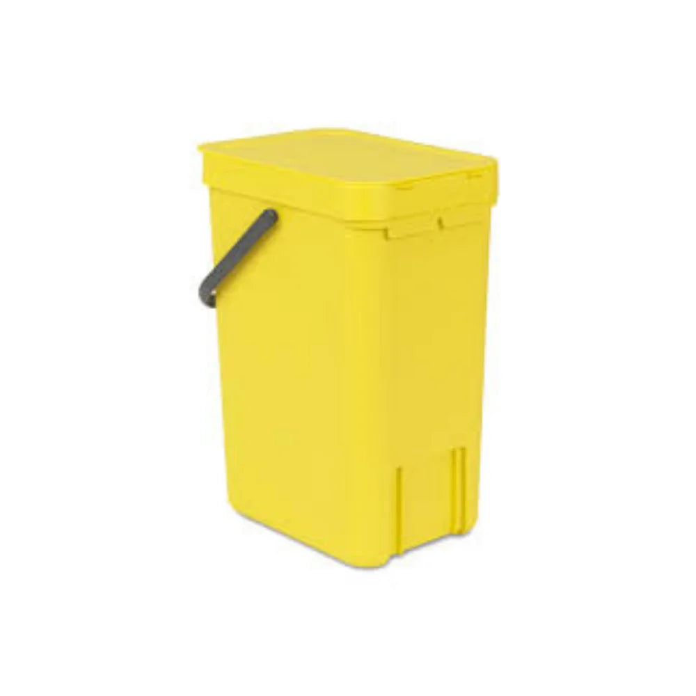 Brabantia｜Sort & Go Waste Bin 掛牆式手提回收垃圾桶 12L｜塑膠內桶｜4款顏色