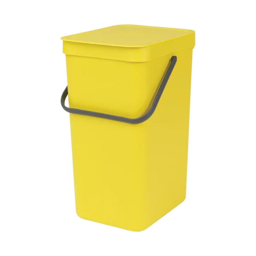 Brabantia｜Sort & Go Waste Bin 掛牆式手提回收垃圾桶 16L｜塑膠內桶｜4款顏色