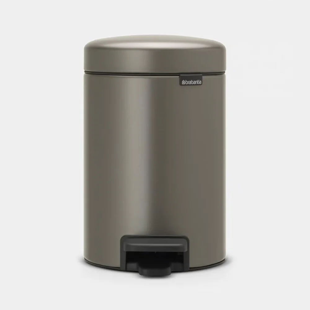 Brabantia｜Newicon Pedal Bin Round Pedal Bin 3L｜Plastic inner bin｜5 colors 5 Colors 