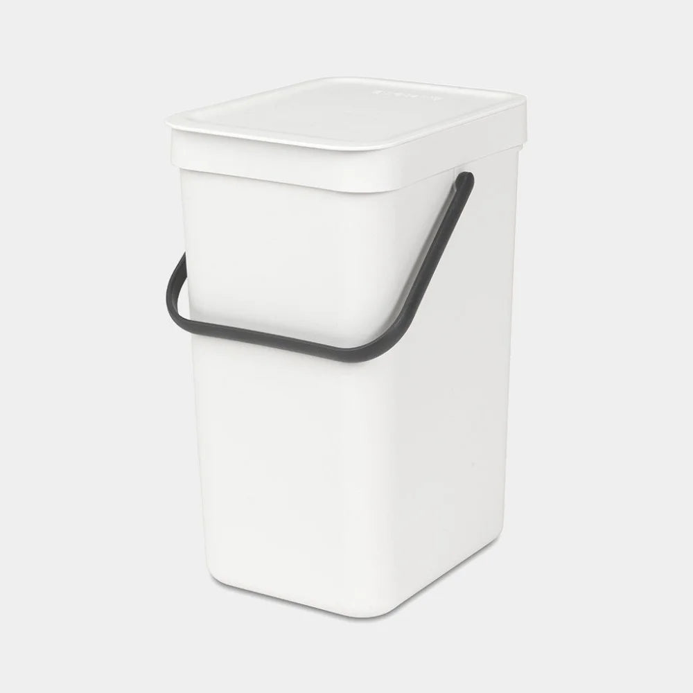 Brabantia｜Sort & Go Waste Bin 掛牆式手提回收垃圾桶 12L｜塑膠內桶｜4款顏色