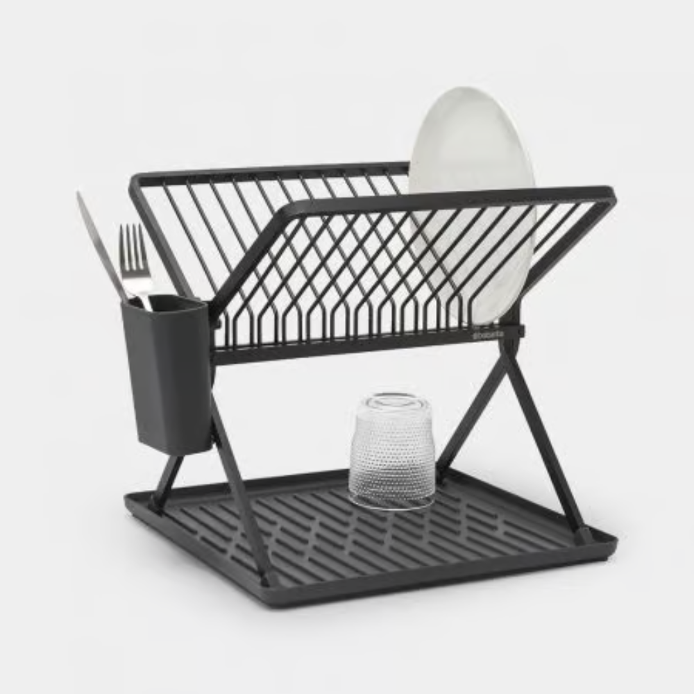 Brabantia｜Foldable Dish Drying Rack 廚用X型碗碟瀝水架｜31.5 x 33 x 37cm｜兩種顏色