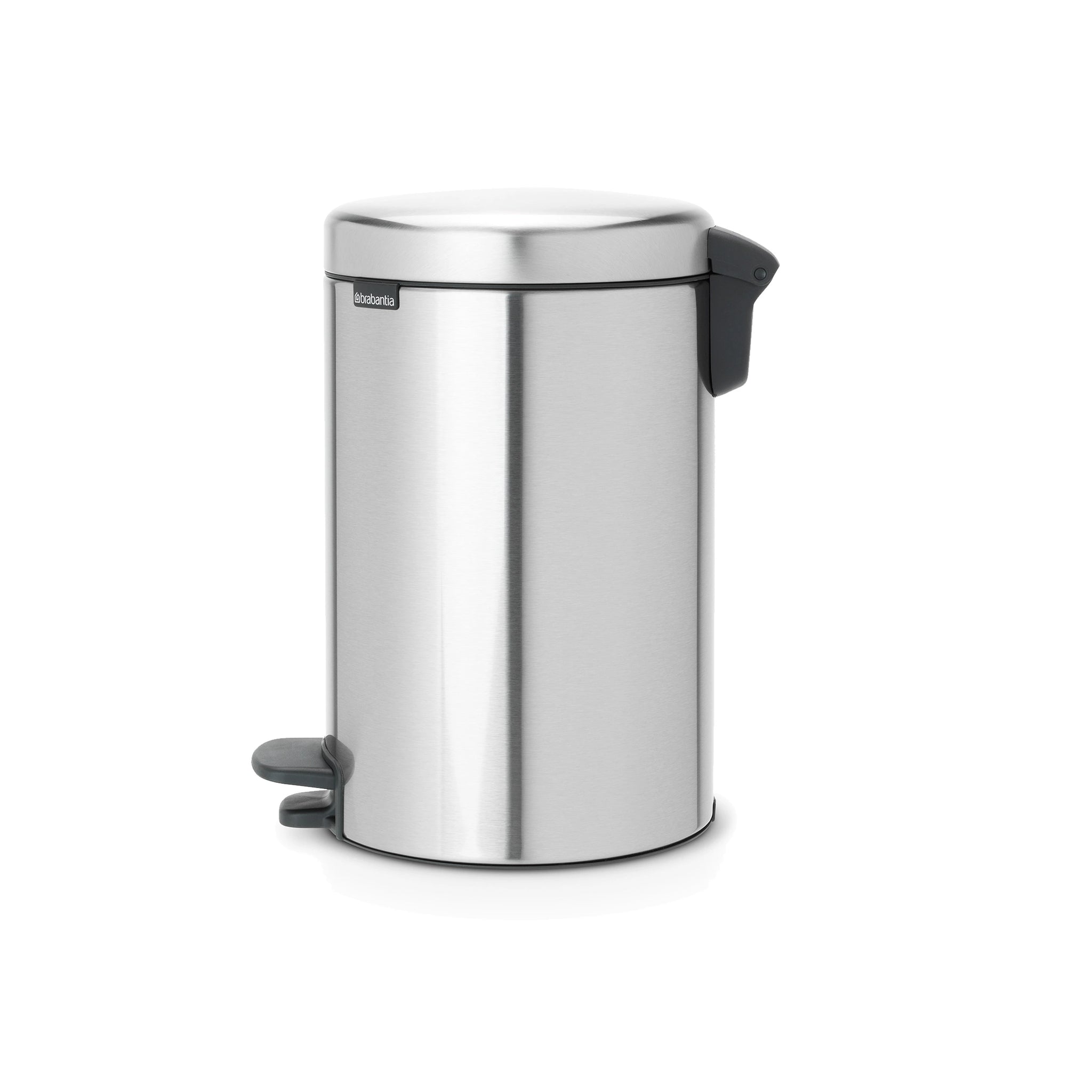 Brabantia｜NewIcon Pedal Bin 圓形腳踏垃圾桶 12L｜塑膠內桶｜4款顏色