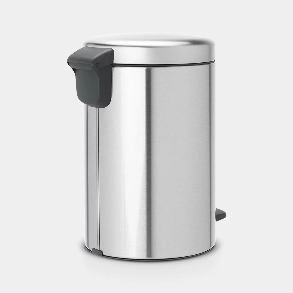 Brabantia｜NewIcon Pedal Bin 圓形腳踏垃圾桶 12L｜塑膠內桶｜4款顏色