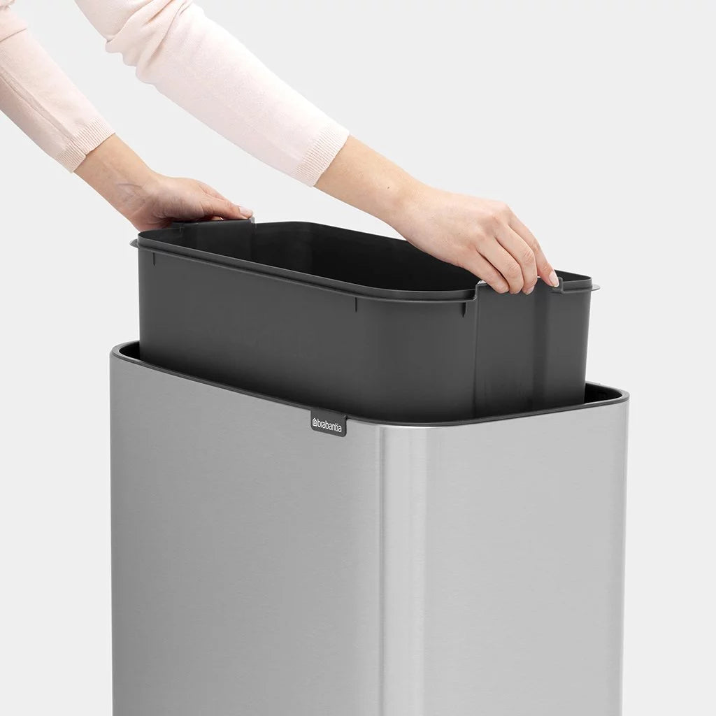 Brabantia｜Bo Touch Bin 高腳長形彈蓋桶 36L｜3款顏色