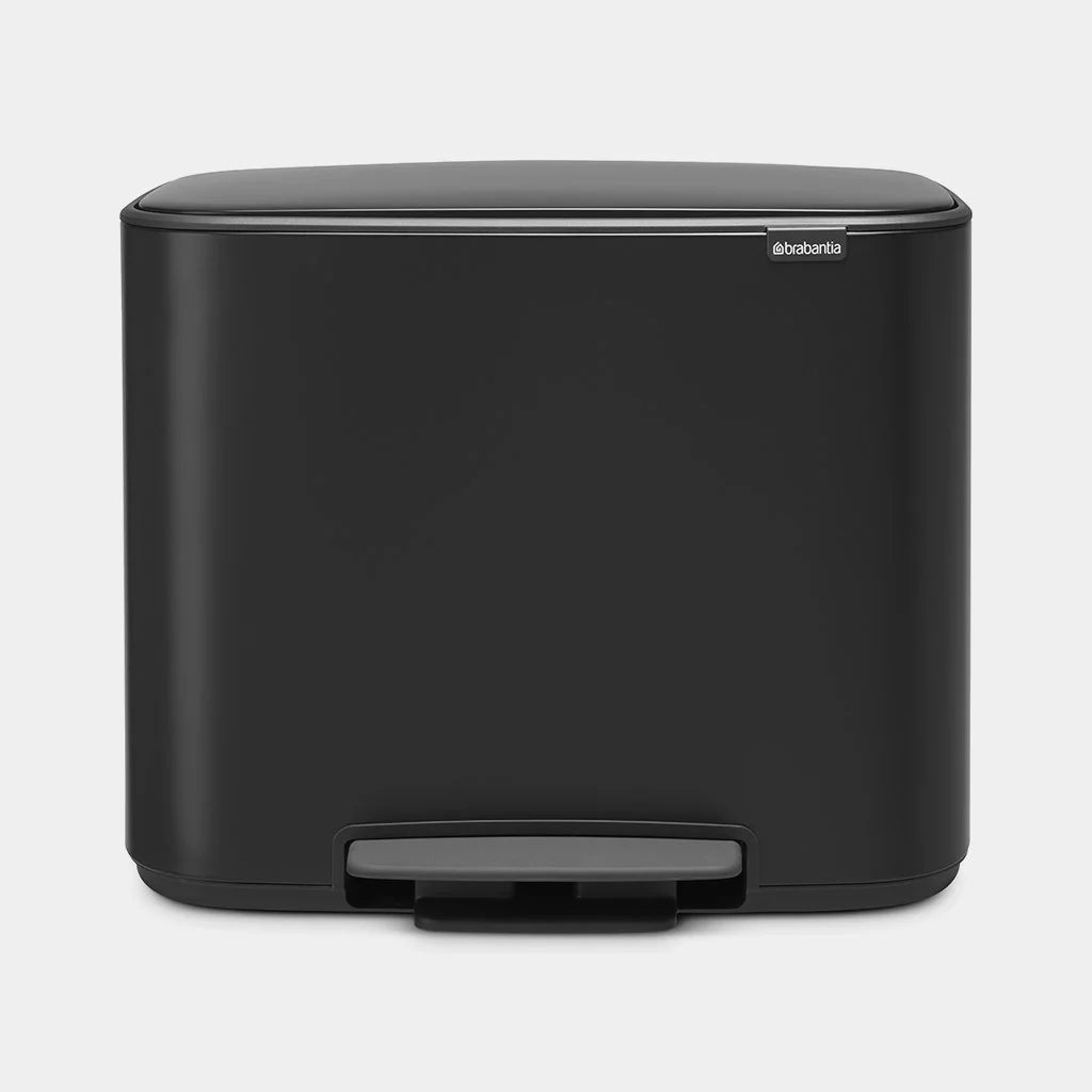 Brabantia｜Bo Pedal Bin 長形防指紋腳踏桶 36L｜4款顏色