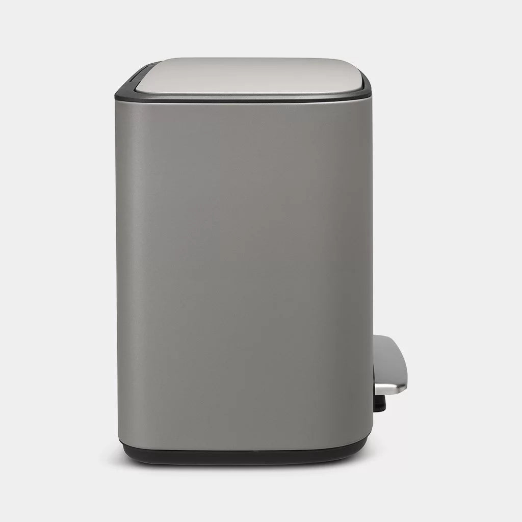 Brabantia｜Bo Pedal Bin 長形防指紋腳踏桶 36L｜4款顏色