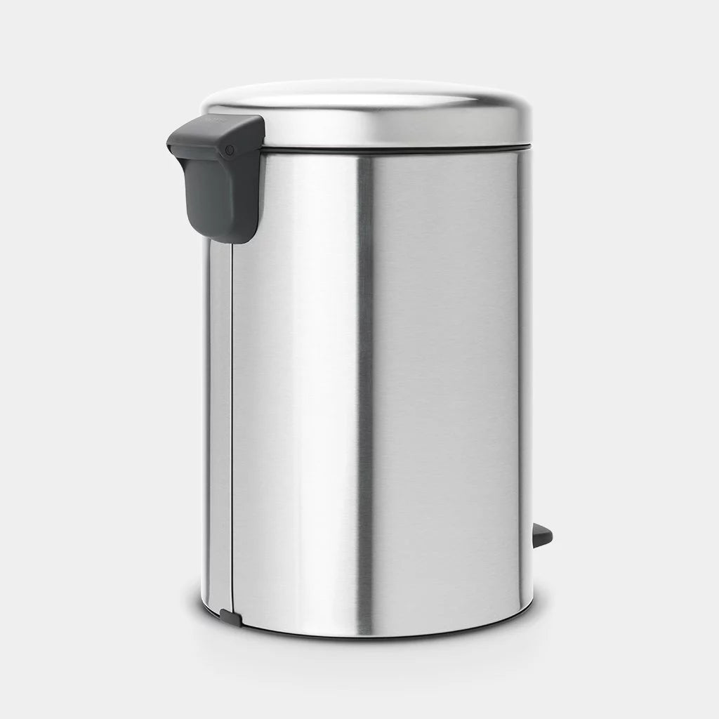 Brabantia｜Pedal Bin Newlcon Stainless Steel Silent Round Pedal Trash Can 20L｜Plastic Inner Bucket｜5 Colors