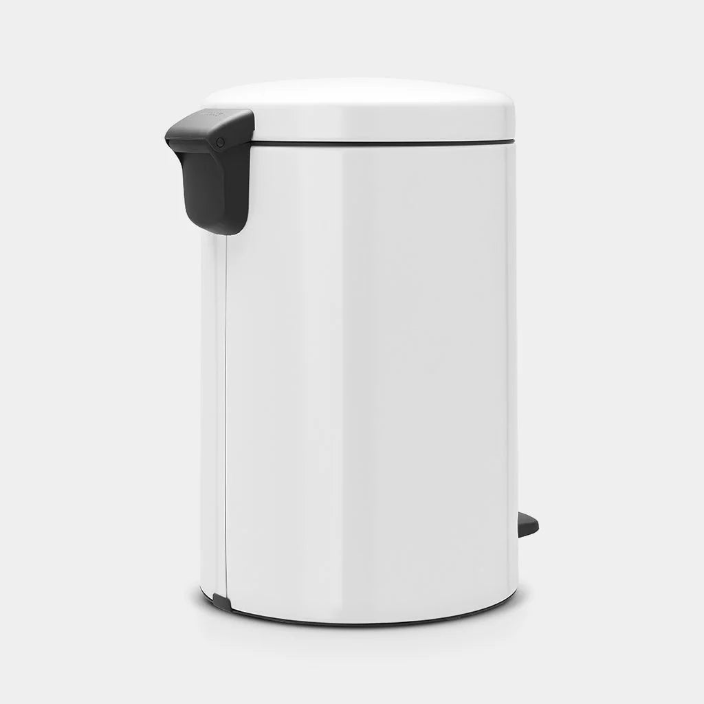 Brabantia｜Pedal Bin Newlcon 不銹鋼靜音圓形腳踏垃圾桶 20L｜塑膠內桶｜5款顏色