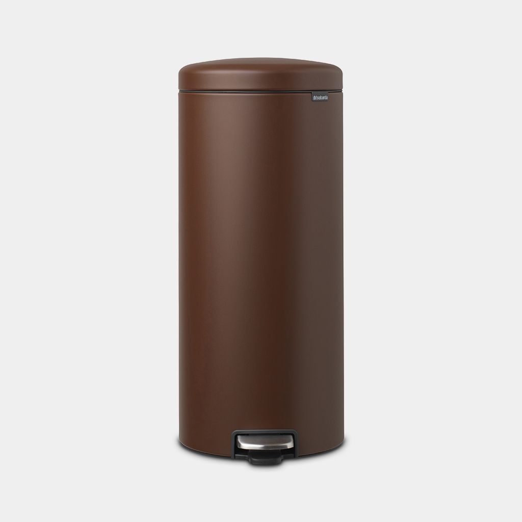 Brabantia｜Pedal Bin Newlcon 圓形腳踏垃圾桶 30L｜塑膠內桶｜5款顏色