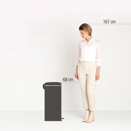 Brabantia｜Pedal Bin Newlcon round pedal trash can 30L｜Plastic inner barrel｜5 colors