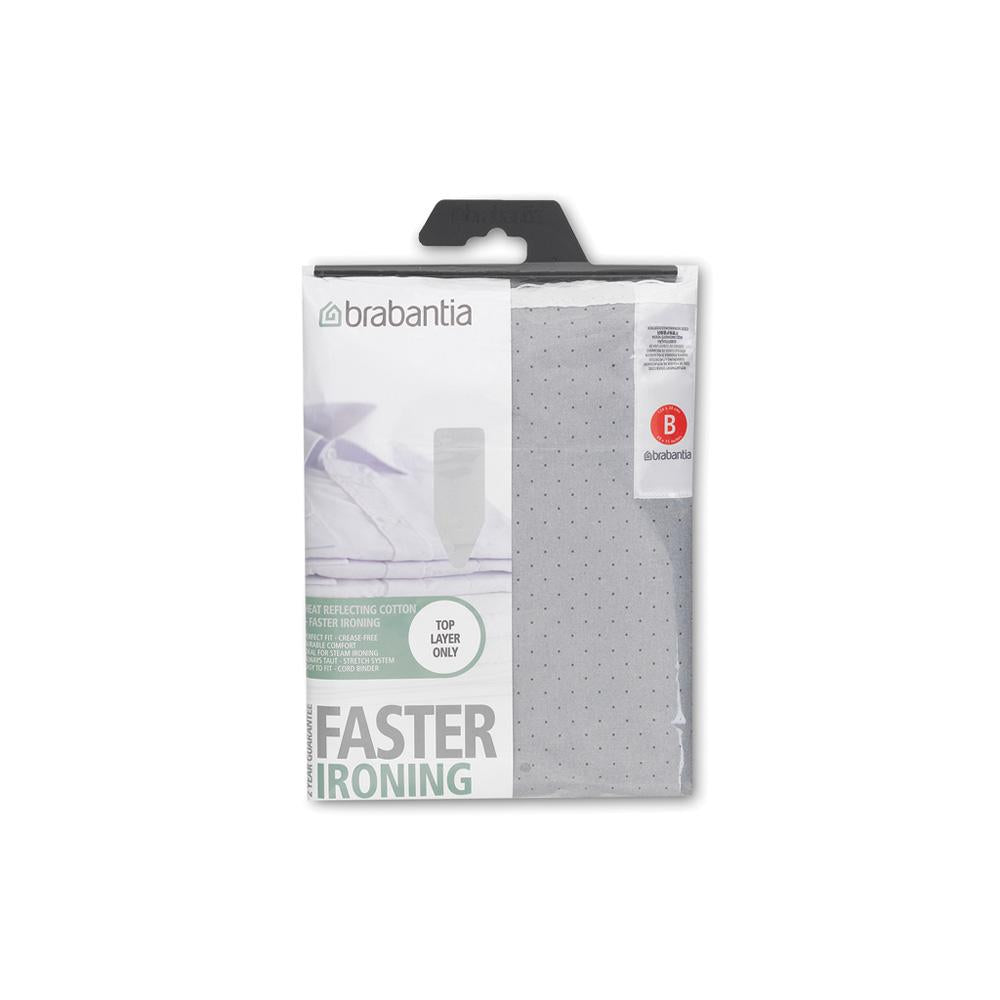 Brabantia｜波蘭製 Ironing Board Cover 燙衫板套 Code B 124 x 38cm｜ Metalized 金屬灰