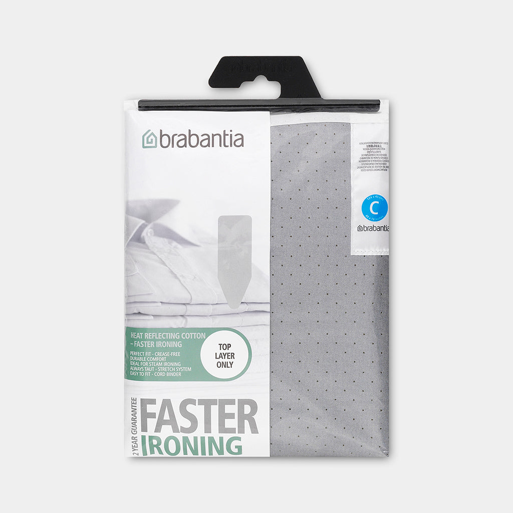 Brabantia｜Ironing Board Cover Code C 110 x 30cm｜Metalized metallic gray