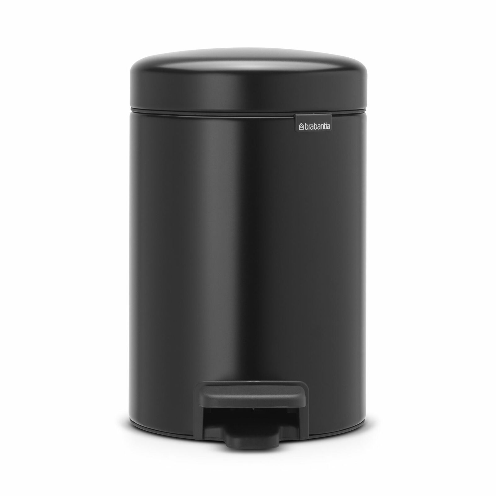 Brabantia｜NewIcon Pedal Bin 圓形腳踏垃圾桶 5L｜塑膠內桶｜4款顏色