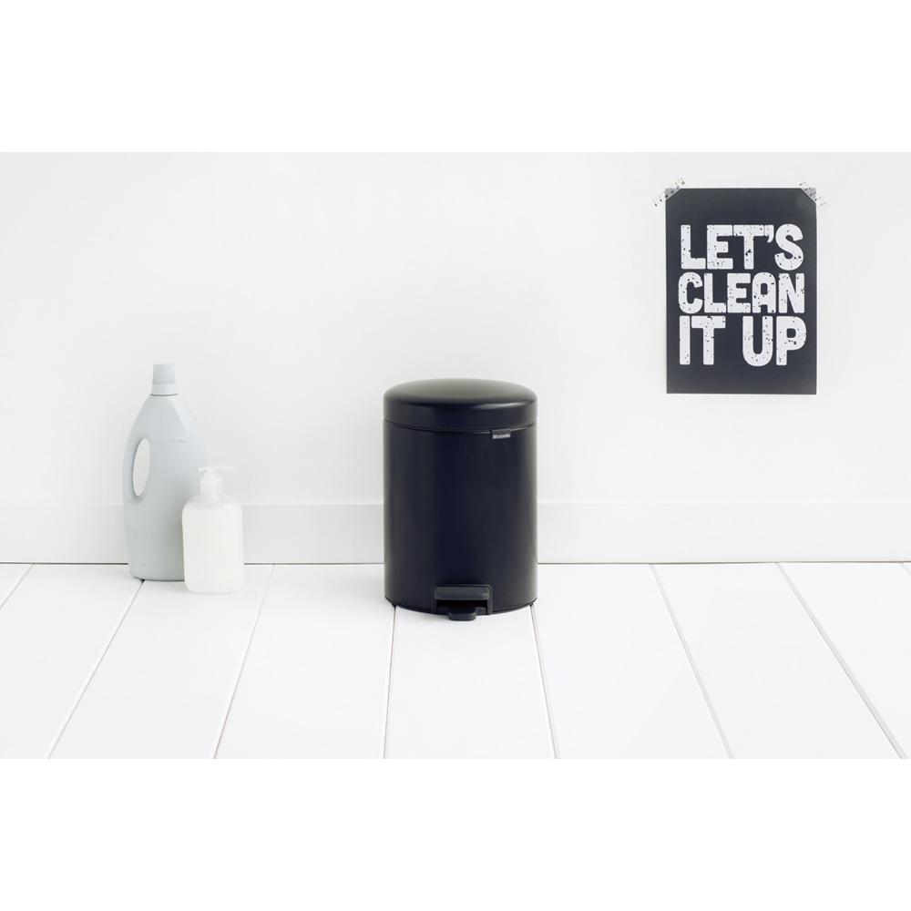 Brabantia｜NewIcon Pedal Bin 圓形腳踏垃圾桶 5L｜塑膠內桶｜4款顏色