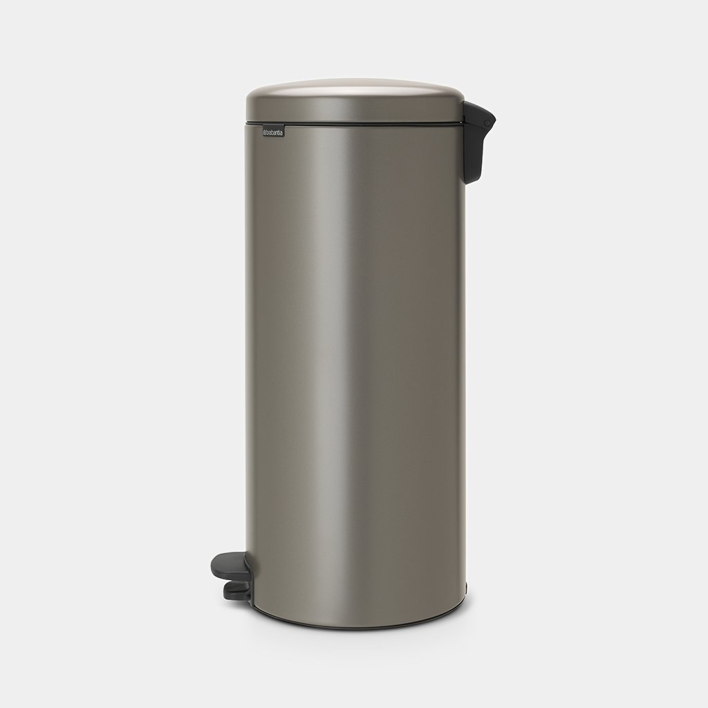 Brabantia｜Pedal Bin Newlcon 圓形腳踏垃圾桶 30L｜塑膠內桶｜5款顏色