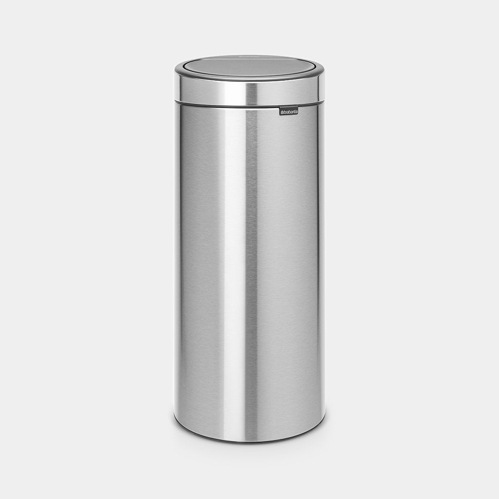 Brabantia｜Touch Bin New Round Spring Lid Trash Can 30L｜Plastic Inner Bin｜3 Colors