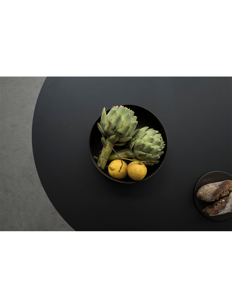 Menu - Denmark｜Norm Architects｜New Norm Bowl Ø21.5 cm 北歐釉面陶瓷餐碗｜Dark Glazed 深灰釉面/ Smoke 煙燻灰