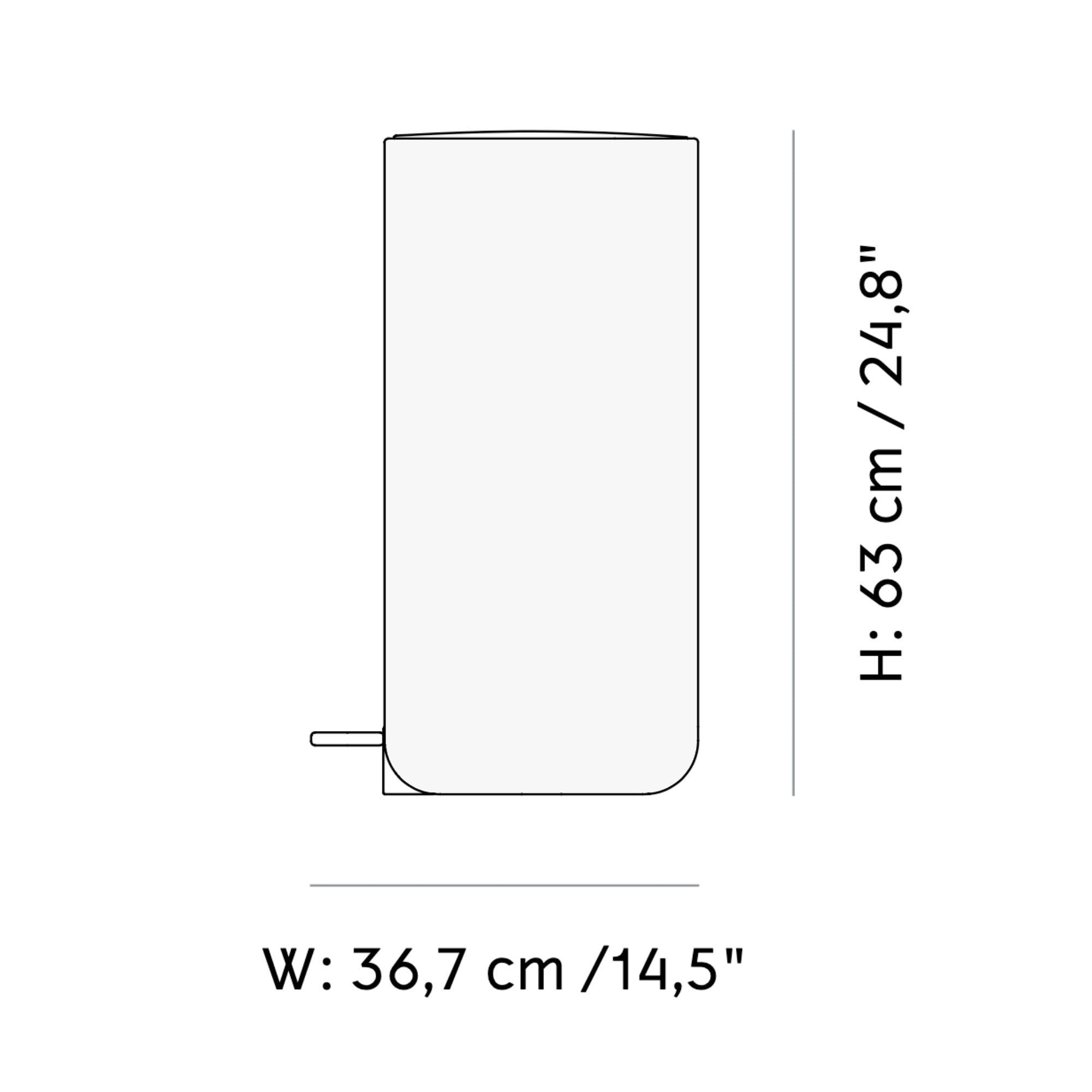 Menu - Denmark｜Norm Architects｜Pedal Bin Round Silent Pedal Bin 20L｜2 colors 