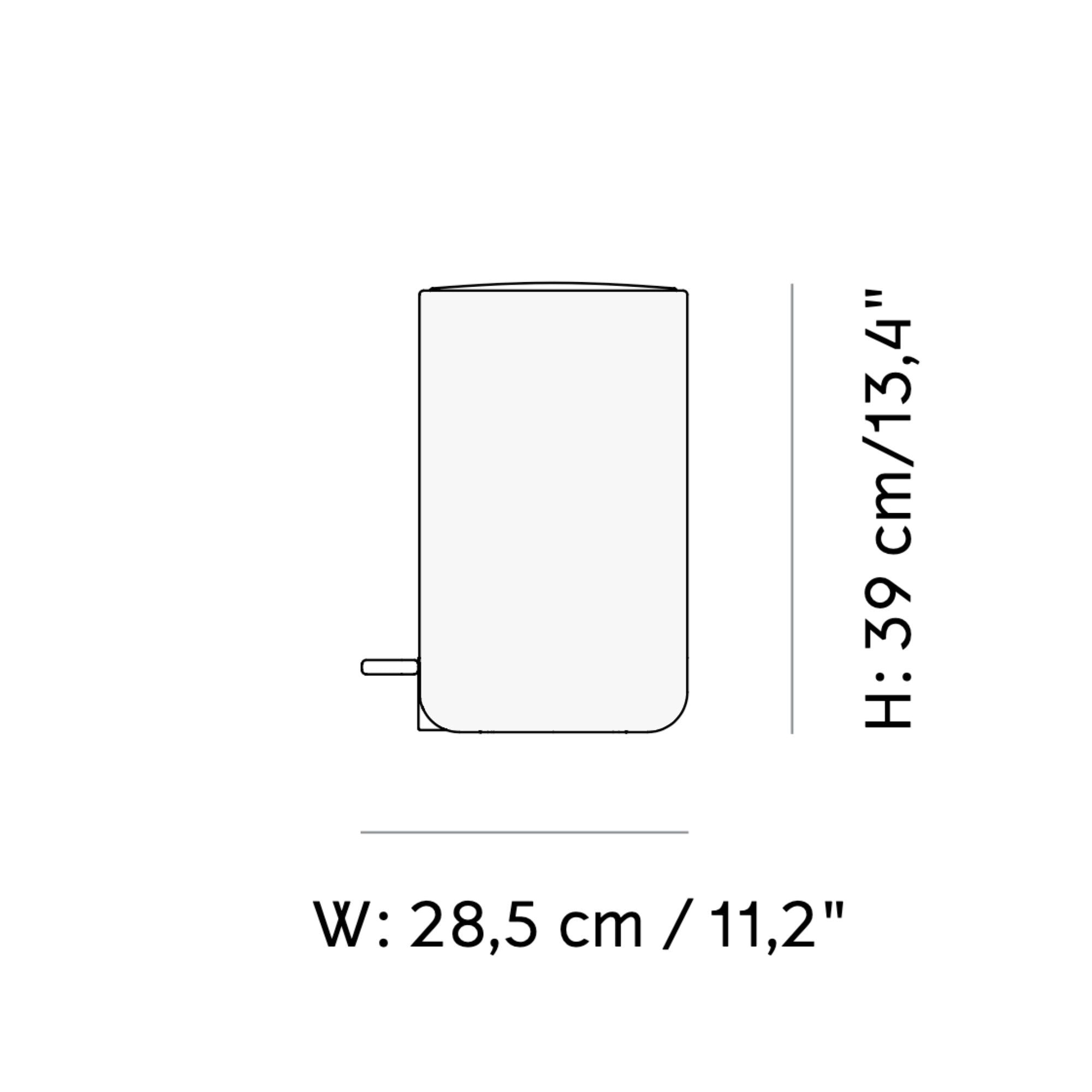 Menu - Denmark｜Norm Architects｜Pedal Bin Round Silent Pedal Bin 7L｜2 colors 