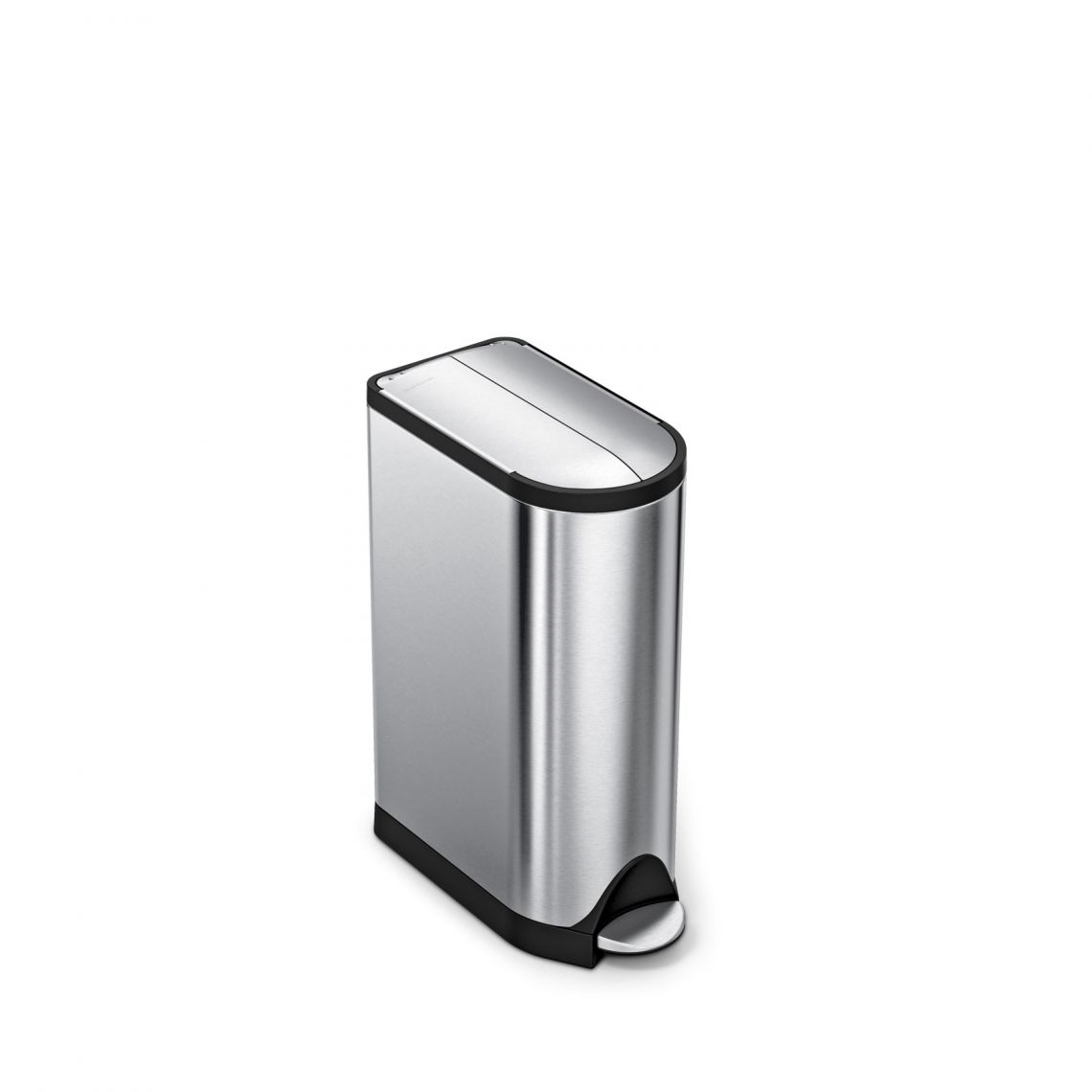 Simplehuman｜Butterfly Step Can stainless steel butterfly lid foot trash can｜Brushed brushed steel｜3 sizes